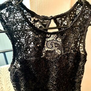 Lacey black dress